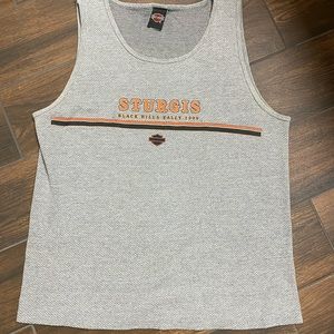 Vintage Harley Davidson tank